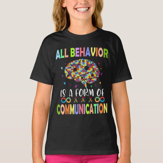 Allt beteende är en form av kommunikation t shirt (Framsida)