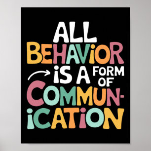 Allt beteende är en form av kommunikationsspann poster