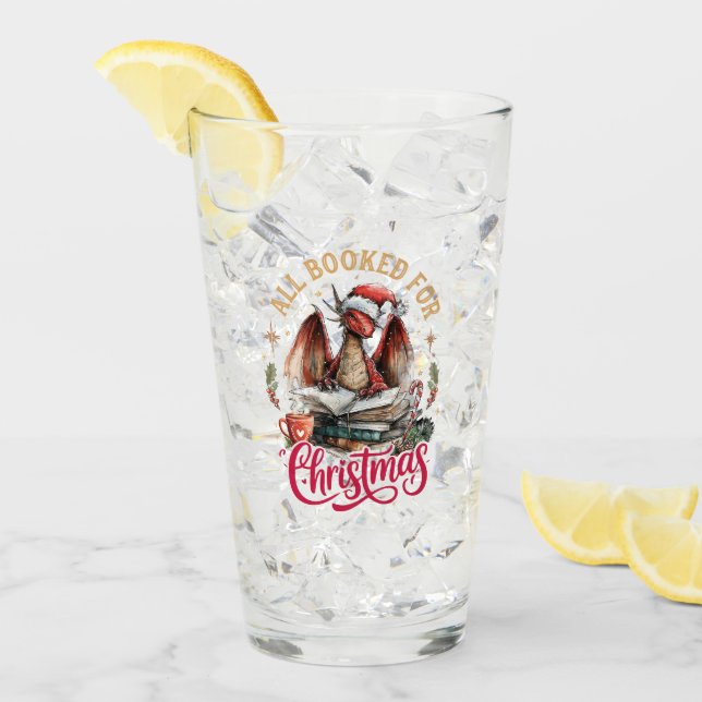 Allt bokadt för juldrake  glaskopp (Framsida Ice)