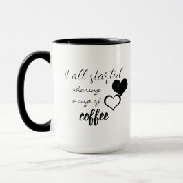 Allt började att dela Kopp i kaffe