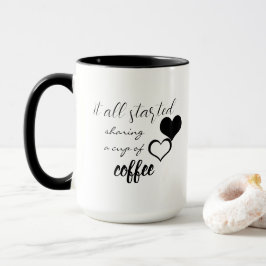 Allt började att dela Kopp i kaffe