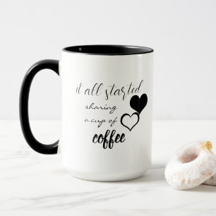 Allt började att dela Kopp i kaffe