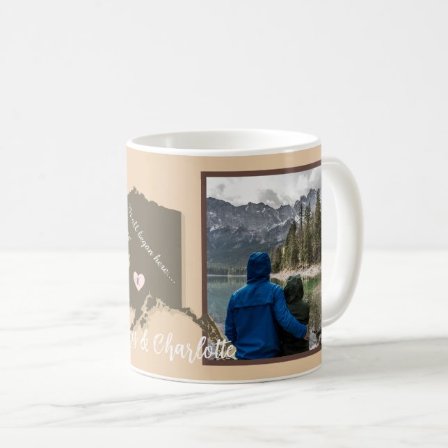 Allt började här, Alaska, fotoanpassning Kaffemugg (Framsida höger)