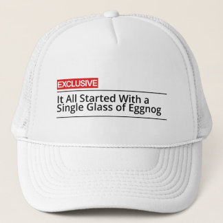 Allt började med ett enda glas äggtoddy keps