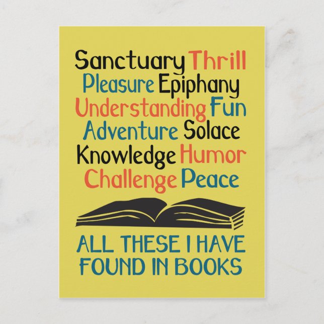 Allt dessa som jag har funnit i bokar vykort (Framsida)