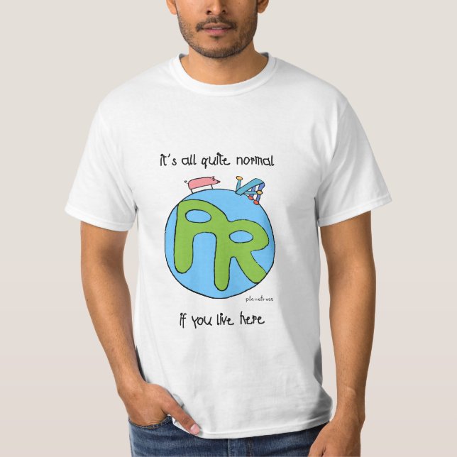 allt det är ganska det normala, värderar t-shirt (Framsida)