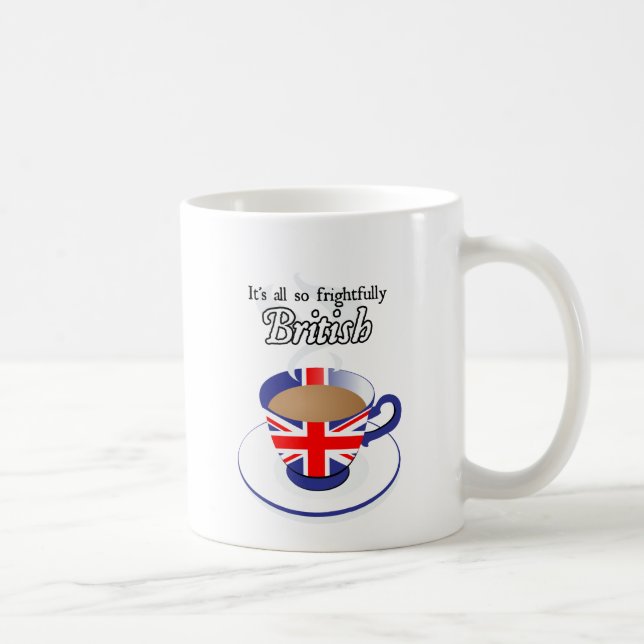 Allt det är så förskräckligt britten kaffemugg (Höger)