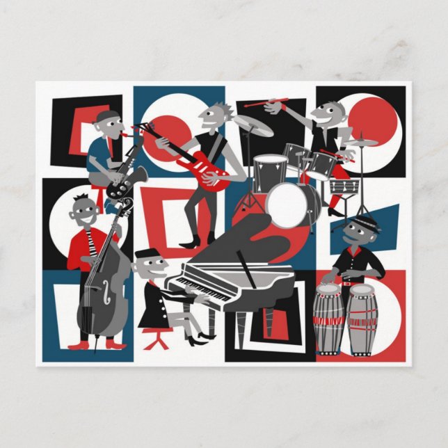 Allt det där Jazz-vykortet Vykort (Framsida)