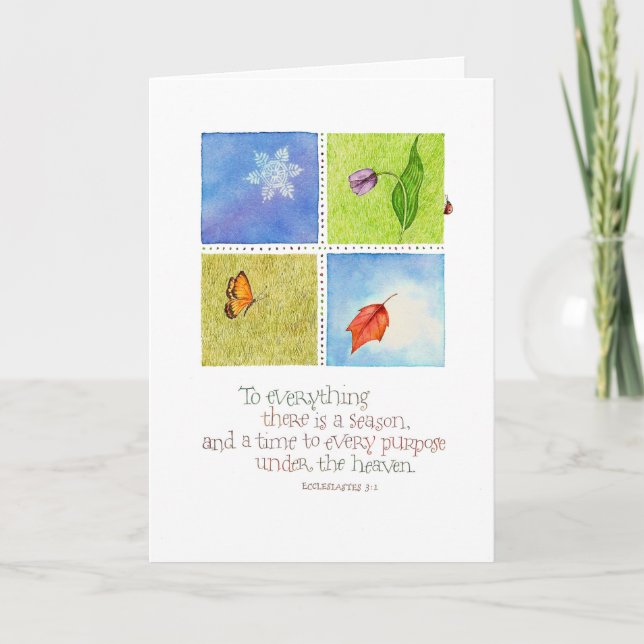 Allt det finns en säsong/födelsedag kort (Framsida)