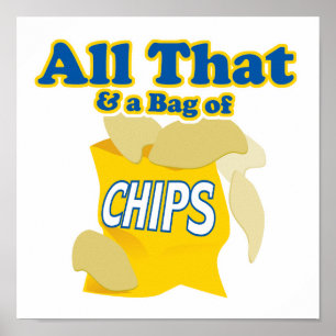 Allt det och en Chip-bag Poster