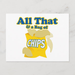 Allt det och en Chip-bag Vykort