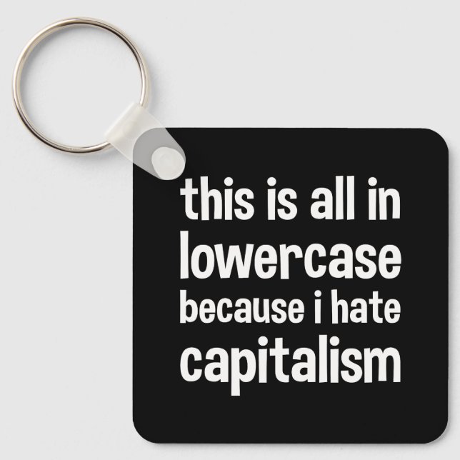 Allt detta sker i gemener eftersom jag hatar kapit nyckelring (Framsida)