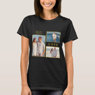 Allt du behöver är en kärlek-årsjubilett t shirt