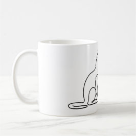 Allt Du Behöver Är En Katt Söt Kattälskare Kaffe K Kaffemugg