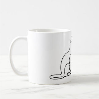 Allt Du Behöver Är En Katt Söt Kattälskare Kaffe K Kaffemugg