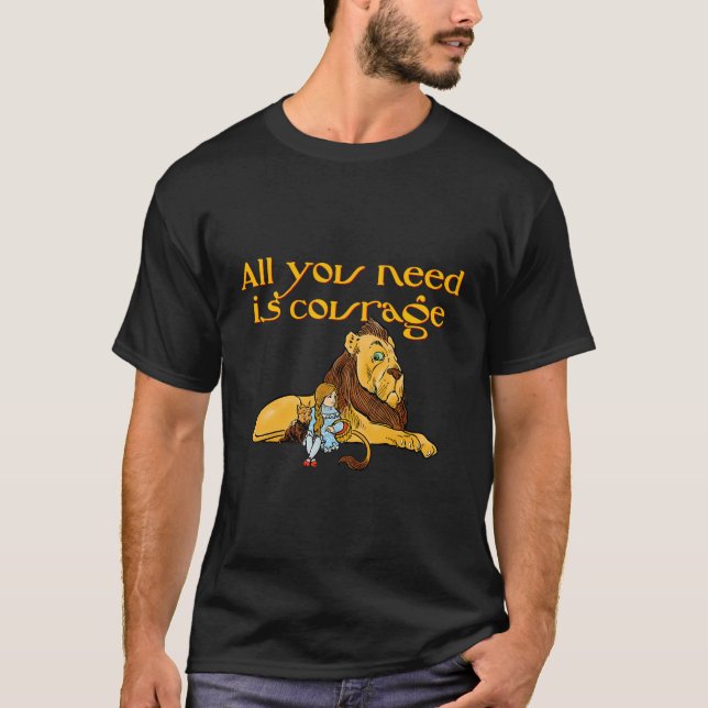 Allt du behöver är en modig guide till Oz T Shirt (Framsida)