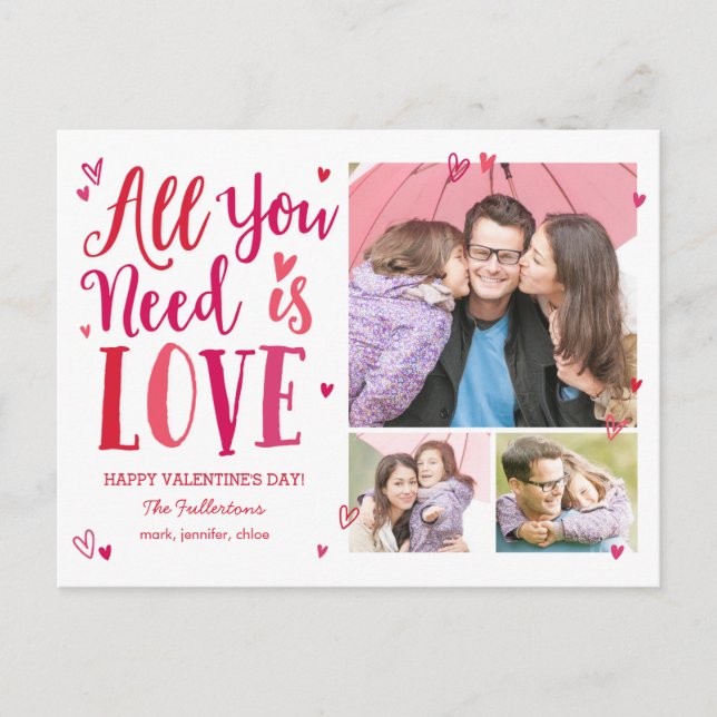 Allt du behöver är ett vykort på Kärlek Alla hjärt (Framsida)