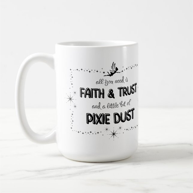 Allt du behöver är FAITH & TRUST och lite av Kaffemugg (Vänster)