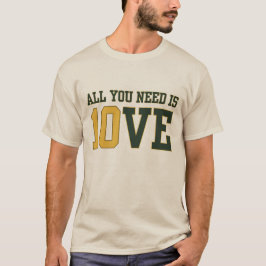 Allt du behöver är fotbollen Jordan Kärlek T Shirt