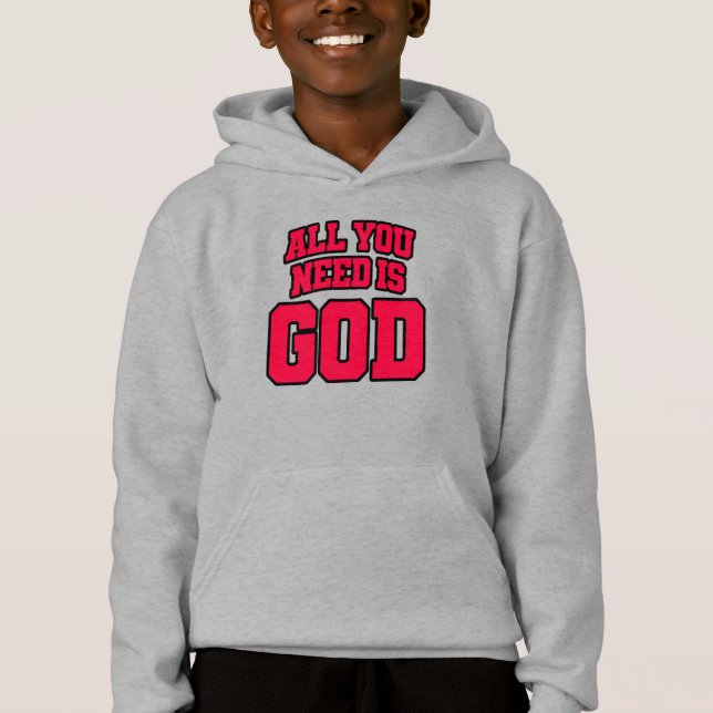 Allt du behöver är Gud T Shirt (Framsida)
