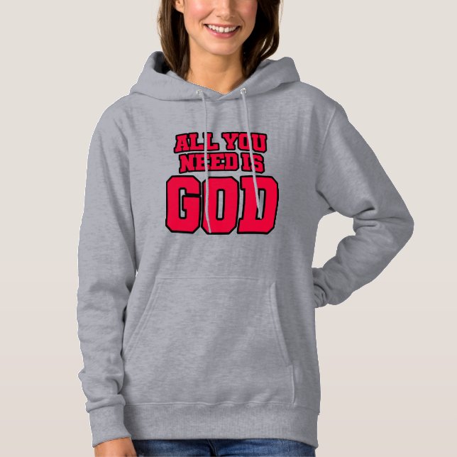Allt du behöver är Gud T Shirt (Framsida)