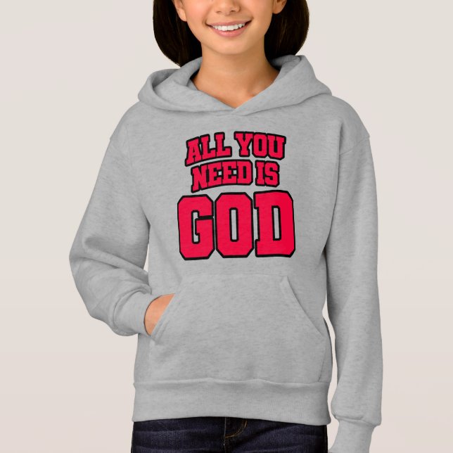 Allt du behöver är Gud T Shirt (Framsida)