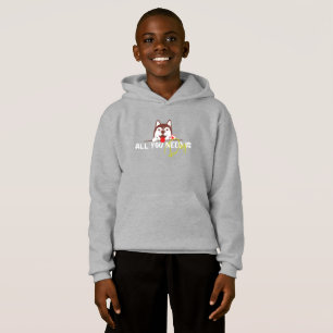 Allt du behöver är hund t shirt