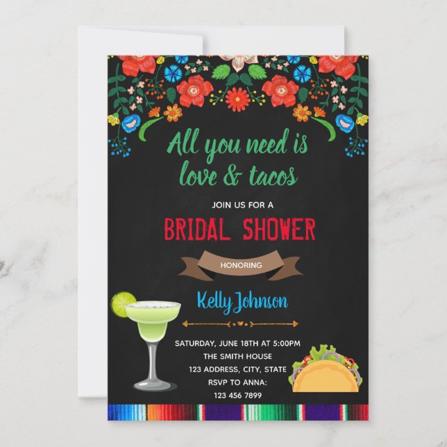 Allt du behöver är inbjudan från Kärlek och Tacos (Framsida)