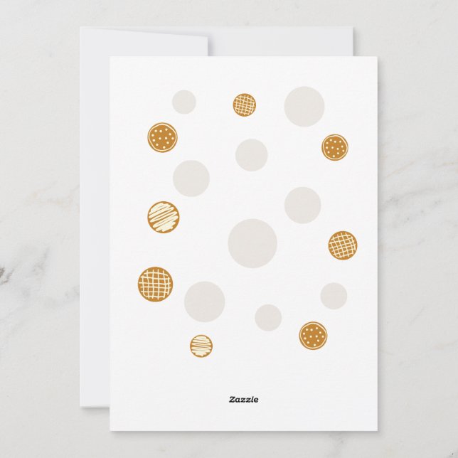 Allt du behöver är kakor och kärlek julkort (Baksida)