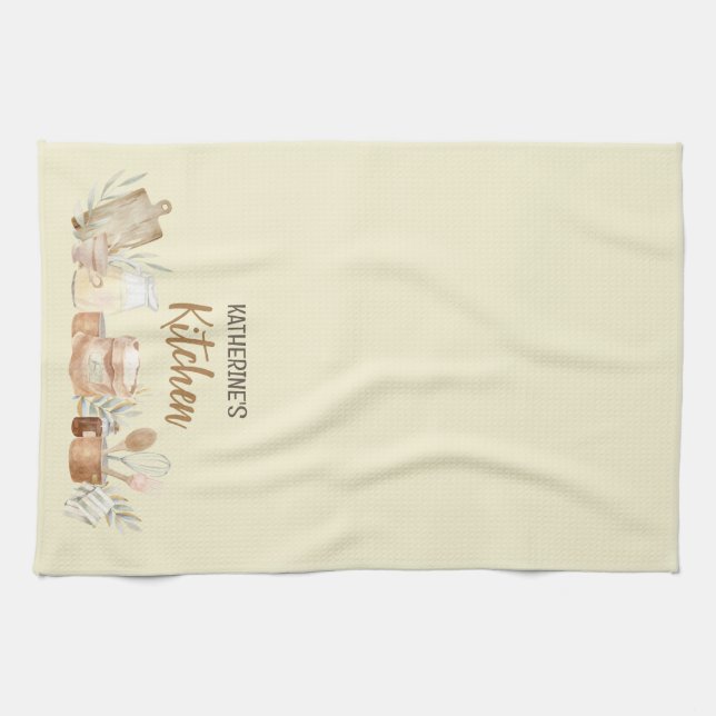 ALLT DU BEHÖVER ÄR KÄRLEK BRUDKVÄLL KÖKSHANDDUK (Horisontell)