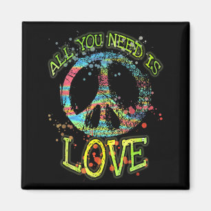 Allt du behöver är Kärlek Hippie Magnet