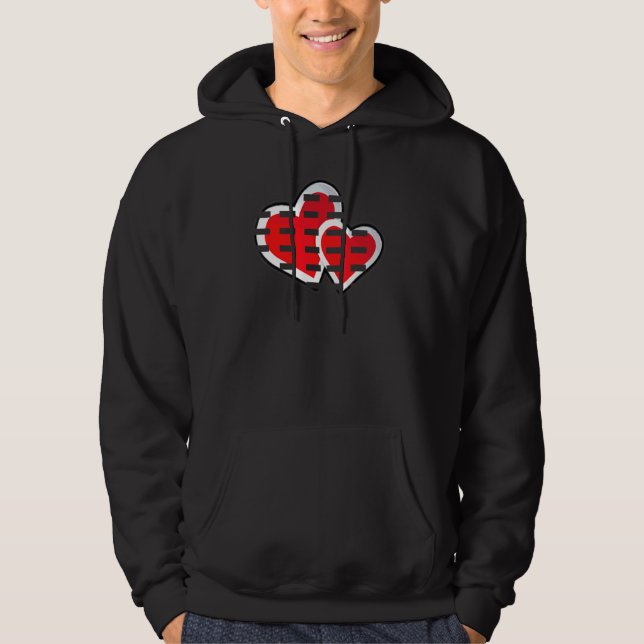 Allt du behöver är Kärlek Hoodie (Framsida)