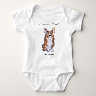 Allt du behöver är kärlek och Corgi T Shirt