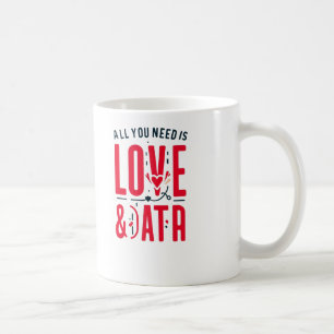 Allt du behöver är Kärlek och data - en bra teknis Kaffemugg