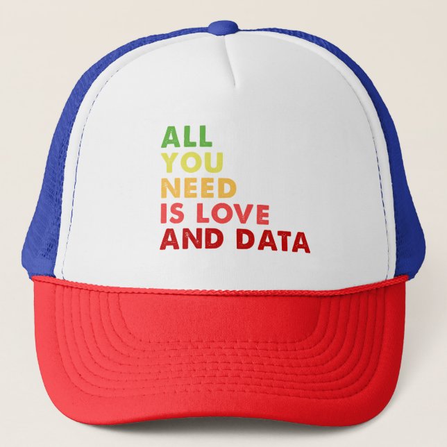 Allt du behöver är kärlek och datalärare keps (Framsida)