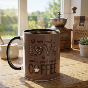Allt du behöver är kärlek och en bra kopp kaffe.