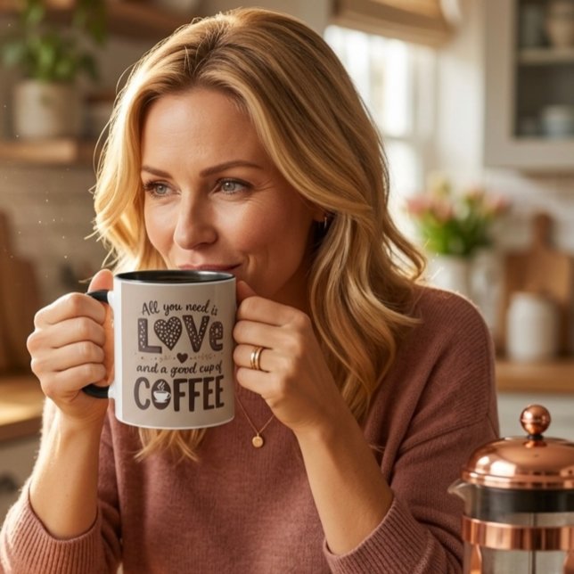 Allt du behöver är kärlek och en bra kopp kaffe.Mu (Skapare uppladdad)
