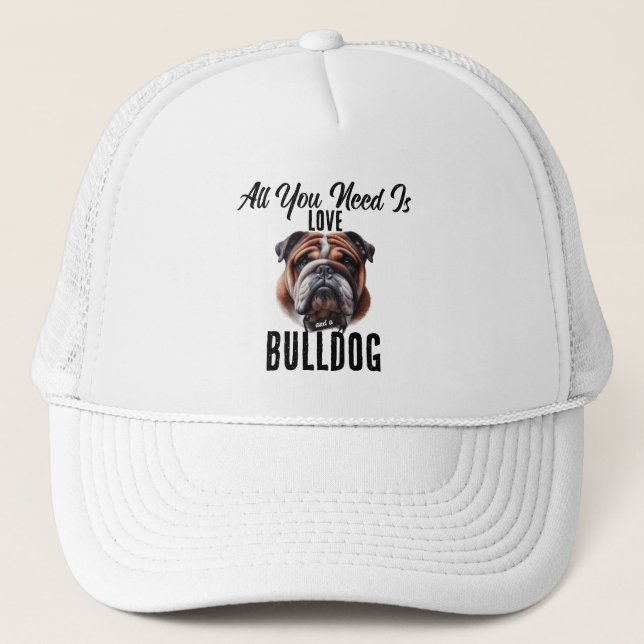 Allt du behöver är Kärlek och en bulldog Keps (Framsida)