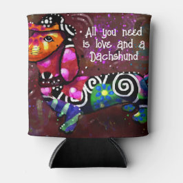 Allt du behöver är Kärlek och en Dachshund Abstrak