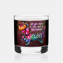 Allt du behöver är Kärlek och en Dachshund Abstrak
