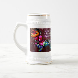 Allt du behöver är Kärlek och en Dachshund Abstrak Sejdel