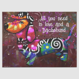 Allt du behöver är Kärlek och en Dachshund Decoupa