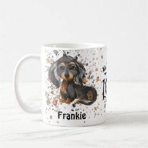 Allt du behöver är Kärlek och en Hund (Dachshun Kaffemugg