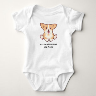 Allt du behöver är kärlek och hund baby T-Shirt