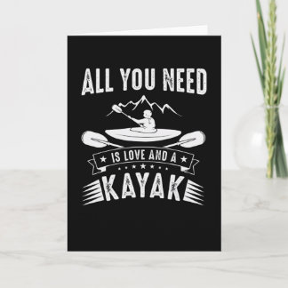 Allt du behöver är Kärlek och Kayak Kort