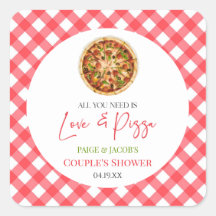 Allt Du Behöver Är Kärlek Och Pizza Par Brudskåp