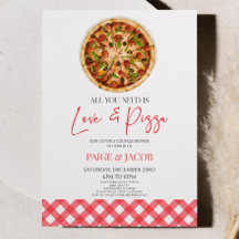 Allt du behöver är Kärlek och Pizza Par Shower