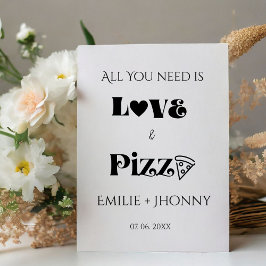 Allt du behöver är kärlek och pizzabaserad middag