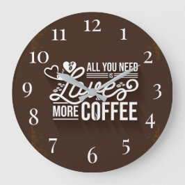 Allt du behöver är Kärlek  Stor Klocka