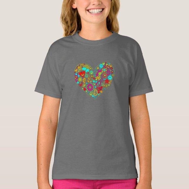 Allt du behöver är kärlek.. tee shirt (Framsida)